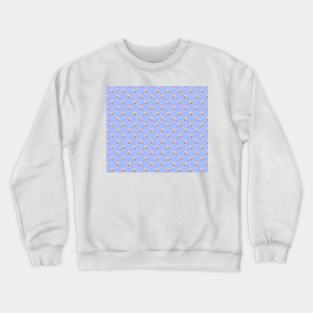 Elephant and Sloth Pattern Crewneck Sweatshirt